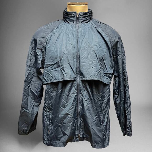 Vintage The Woolrich Windbreaker Shell Mesh Breathable Sections Large C-09 - Picture 1 of 16
